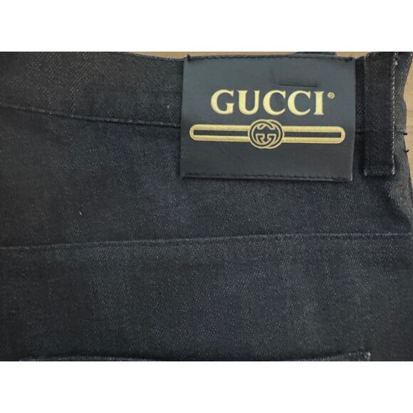 Authentic Gucci Black Memento Mori Jeans - Picture 8 of 12